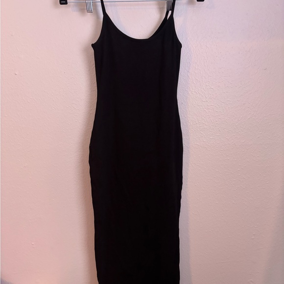 MESHKI ALEXIS Ribbed Cami Midi Dress - Black M - Picture 6 of 10